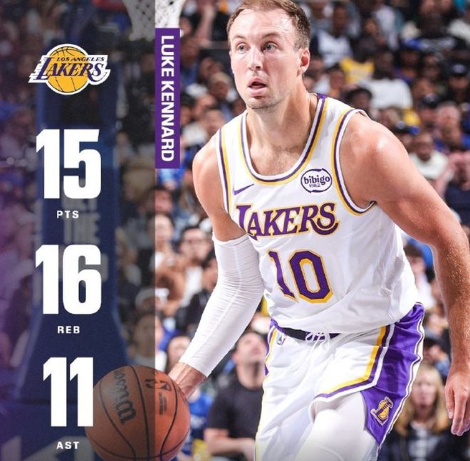 湖人收官战力拼西部前三 肯纳德神射成关键