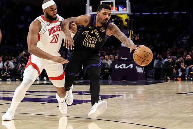 湖人双杀火箭斯马特攻防全能助球队两连胜