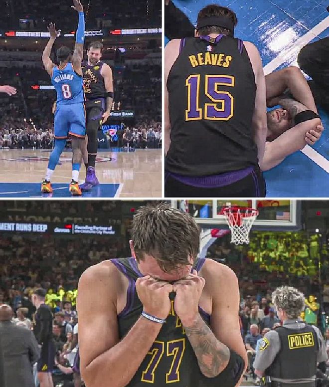 雷霆139-96狂胜湖人 东契奇伤退冲击季后赛格局